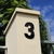Número residencial dupla face 13 cm preto - Bruno Acabamentos