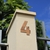 Número residencial bronze dupla face 13 cm - loja online