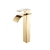 Torneira monocomando banheiro cascata slim alta dourado