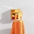Cabide suporte para banheiro aço inox 304 dourado brilhante - comprar online