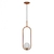 Lustre pendente drop classic com globo cobre