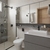 Papeleira para banheiro super luxo latão preto quadritt - comprar online