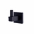 Cabide de banheiro super luxo latão preto quadritt - comprar online
