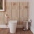 Papeleira para banheiro super luxo latão maciço rose gold - comprar online