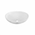 Cuba de louça para banheiro oval 40 cm sobrepor luxuosa branco - comprar online