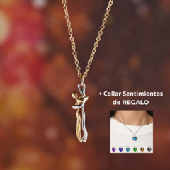 Collar Abrazo Infinito + Collar Sentimientos de REGALO