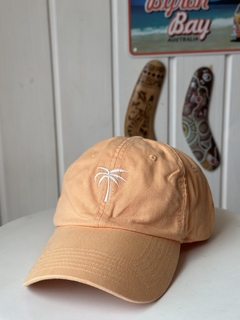 Boné dad hat laranja coqueiro