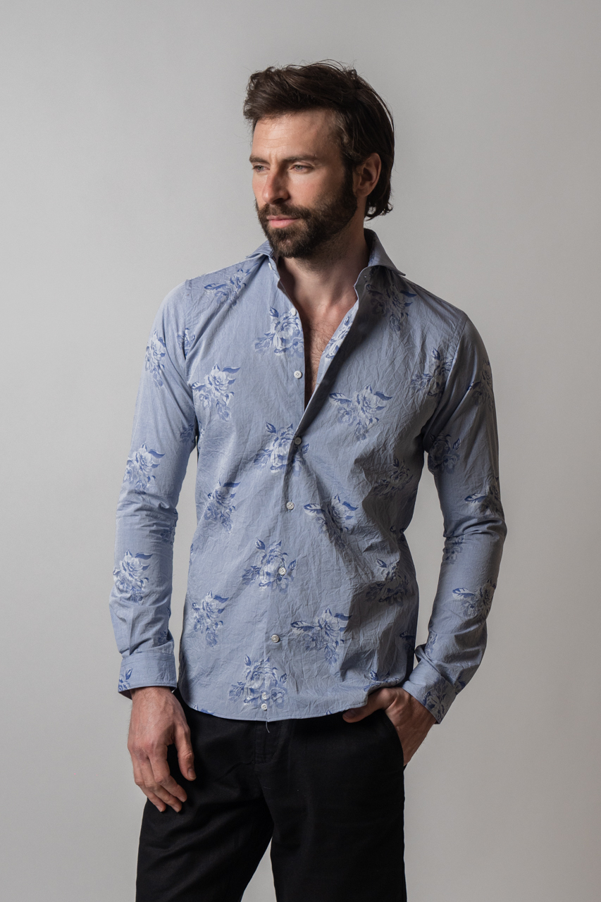 Camisa Denim Flowers Comprar en MAD LOWELL