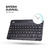 Imagem do Capa Compatível Com iPad 7ª, 8ª, 9ª Geração 2022 10.9" Com Teclado Preta Silicone WB