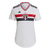 Camisa São Paulo I 22/23 Torcedor Adidas Feminina - Branco e Vermelho