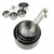 Conjunto Medidores Cozinha Xícara Copo Dosador Inox 4 Pcs