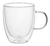 Caneca Vidro Duplo Borossilicato 350ml