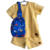 CONJUNTO CAMISETA E SHORT INFANTIL COM FRISO ULTRA - AMARELO - Elefantinho Colorido