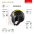 CASCO LS2 562 ABIERTO AIRFLOW METROPOLIS NEGRO AMARILLO - RECAPIADO MOTOS