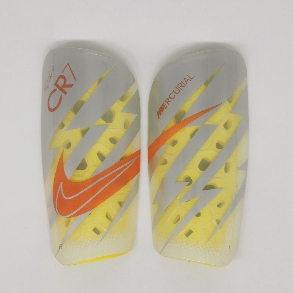 Canilleras Cristiano Ronaldo Nike Blanco Amarillo