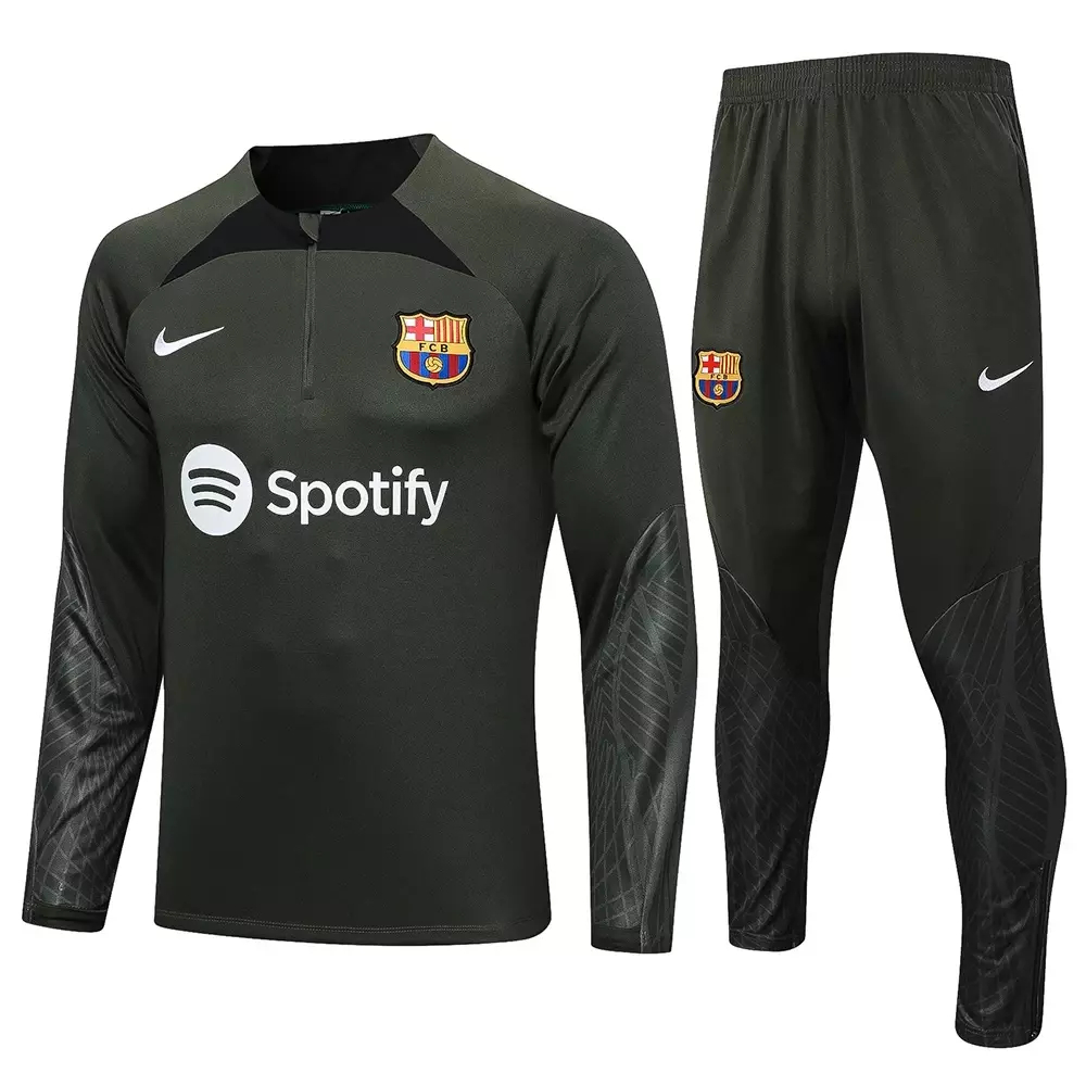 FC Barcelona 2023 24 Conjunto Deportivo Verde