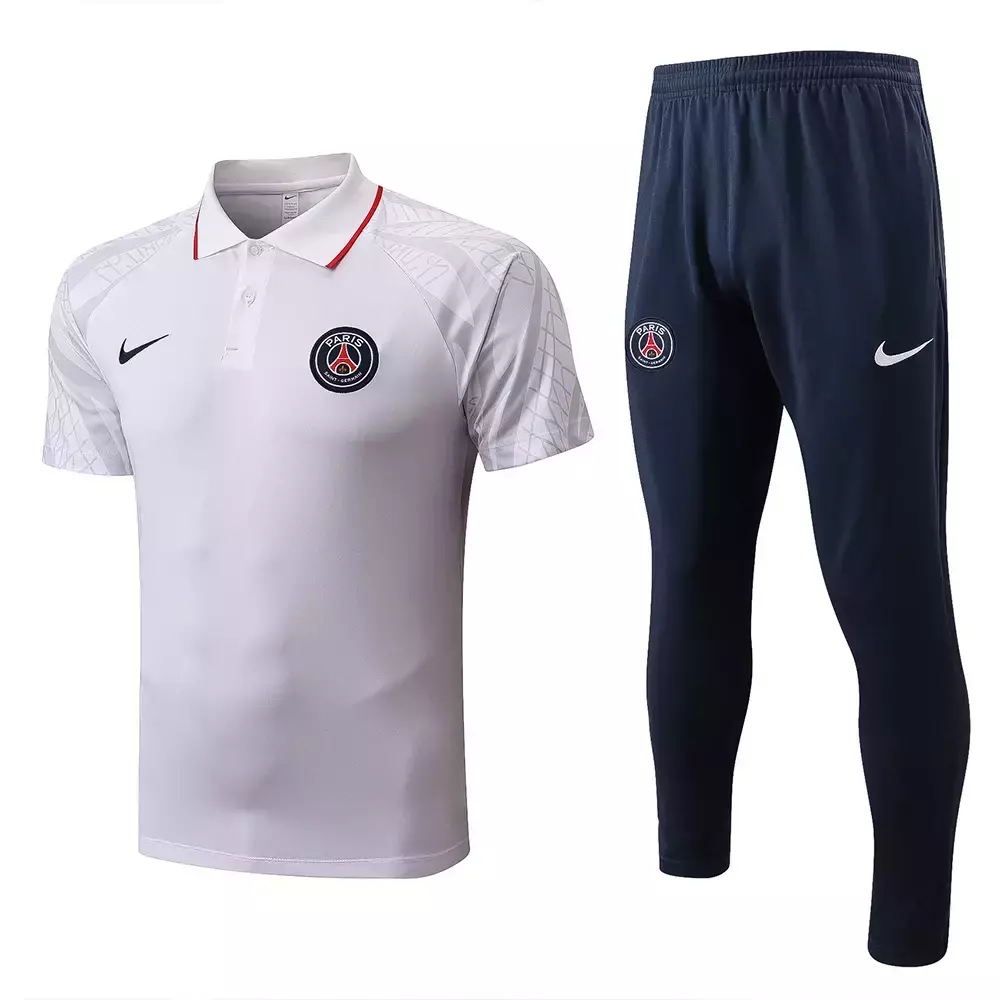 Polo psg blanco sale