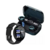 Combo Smartwatch D18 + Auricular Inalambrico M10 Negro