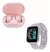 Combo Smartwatch D20 Y68 + Auricular Inalambrico A6s Rosa - comprar online