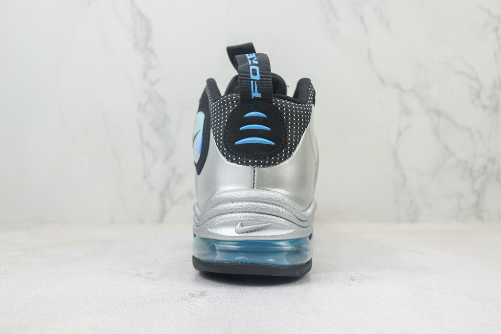 Nike total air foamposite max metallic silver sales