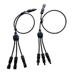 Conector Mc4 Par Triple C/cable Mmm/h - Hhh/m