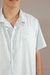 camisa listras verticais azul/branco - comprar online