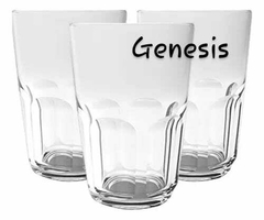 Vaso vidrio transparente GENESIS DURAX pack x 6