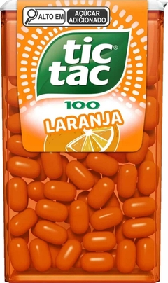 Pastilhas sabor Laranja 14,5g - Tic Tac - Studio 67