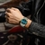 Imagem do Relógio Masculino POEDAGAR Luxo: Elegância Impermeável em Aço Inoxidável