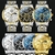Relógio Masculino OLEVS em Aço Inoxidável: Elegância Impermeável de Luxo