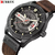 Relógio Masculino CURREN Luxo Esportivo Militar com Data - Pulseira de Couro - comprar online