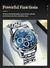 Relógio Masculino OLEVS em Aço Inoxidável: Elegância Impermeável de Luxo - comprar online