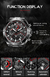 Relógio Masculino LIGE: Elegância e Funcionalidade em Design de Luxo