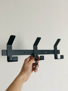 Perchero pared hierro industrial tipo pinterest
