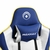 SILLA GAMER MAKKAX NAVY BLUE SILVER EDGE AL-1C - CDWORLD