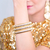 Bracelete Semijoia Nice Texturizado Dourado - comprar online