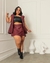 Conjunto Plus Size ShortSaia e Colete Couro Tam G1 - loja online