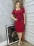 Vestido Malha Premium com Botões Decorativos ( Vermelho ) na internet