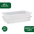 Kit 10 Bandeja Alimentícia 13,7L Frigorifica Empilhar Multiuso 55x33x10cm