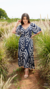 Vestido Plus Size Longo Summer Náutico - comprar online