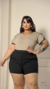 Blusa Plus Size Tulipa