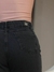 Imagem do CALÇA JEANS WIDE LEG FEMININA PRETA ESTONADA