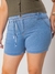 Short Jeans Claro Com CordãO Elastano Plus Size - loja online