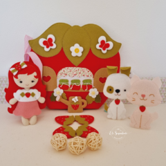 Strawberry Shortcake House Mini Book - Digital Pattern & Tutorial - Eli Seganfredo