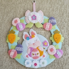 Bunny with Little Eggs Easter Wreath - Digital Pattern & Tutorial - buy online