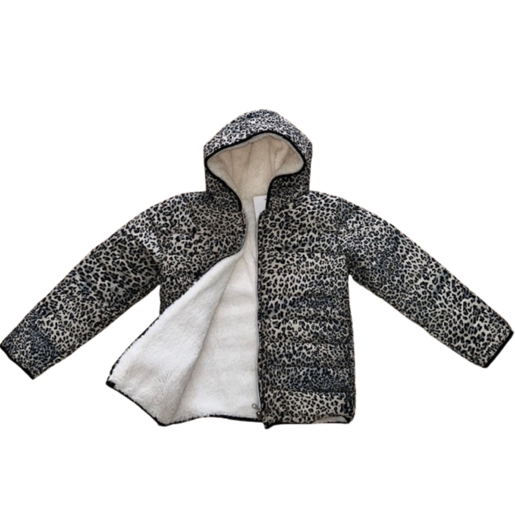 CAMPERA ABRIGO CORDERITO ANIMAL PRINT T 10 14