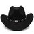 Chapéus de cowboy ocidentais de aba larga, Chapéus Panamá, bonés Fedora, Tri - comprar online