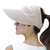 Chapéu de sol de proteção solar de verão dobrável chapéu de sol p/ mulher