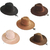 Chapéu de Cowboy Ocidental Masculino, Bonés Mongol, Borda Grande, Cavalheiro, - loja online