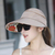 Chapéu de sol de proteção solar de verão dobrável chapéu de sol p/ mulher na internet
